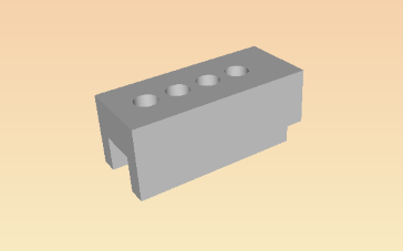 LED drilling template for cartridge